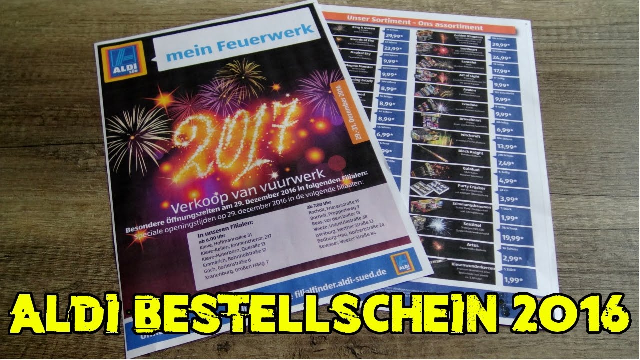 Aldi Bestellschein 2016 Analyse Prospekt Sneakpeak