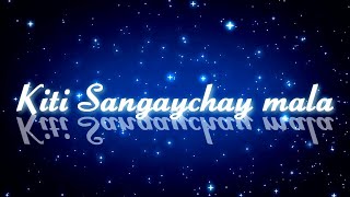 Double seat | Kiti sangaychay mala | Lyrical video by me