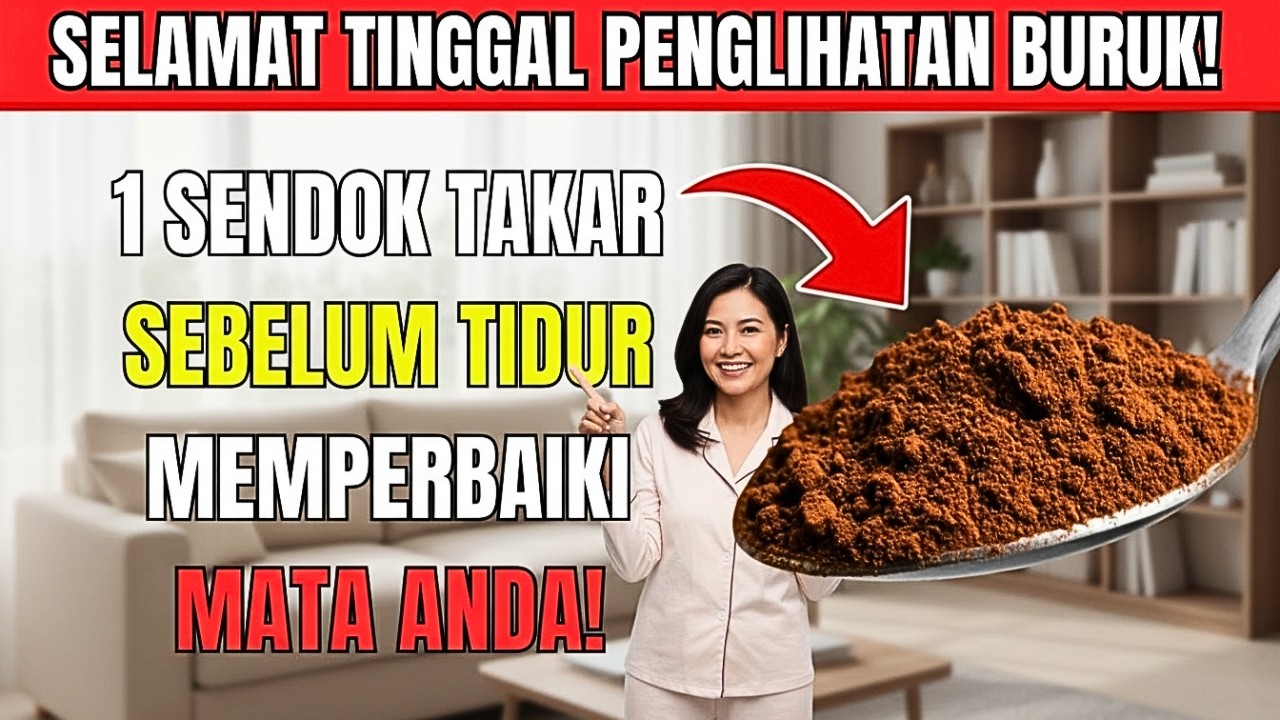 Usia di atas 60  Konsumsi INI sebelum tidur dan BANGUN dengan penglihatan yang lebih tajam!