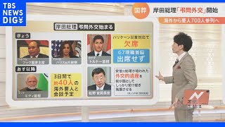 “弔問外交”開始…岸田総理3日間で約40人の海外要人とマラソン会談　その意味は？「外交的な“遺産”を我が国として受け継ぎ発展」｜TBS NEWS DIG