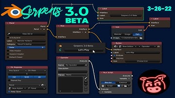 Blender Serpens 3.0 Beta with Dev - March 26th 2022