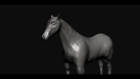Modeling simple horse 3ds max tutorial part - 3