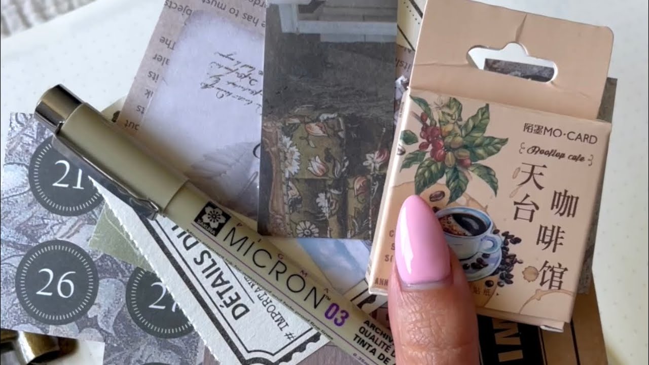 September 2021 Bullet Journal Week 4 Setup | Vintage