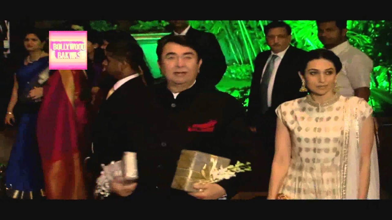 Karisma Kapoor's Family Arpita Khan's Grand Wedding Reception