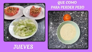 Que Como Para Perder Peso Con Recetas Jueves