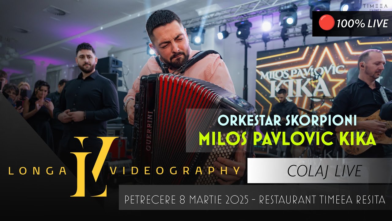 Orkestar Skorpioni & Milos Pavlovic KIKA  ⚪️ Petrecere 8 martie 2025 - Restaurant Timeea Resita