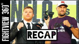 Canelo vs Kovalev FACE OFF, Press Conference RECAP, & Preview! HUGE Height Difference! DAZN 11/2