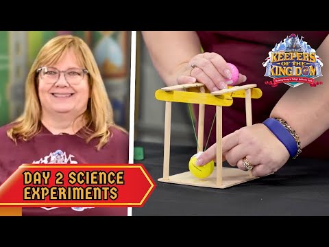 Newton’s Cradle & “Goin’ in Circles”! | Keepers of the Kingdom VBS: Day 2 Science Experiments