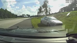 Dashcam video catches moment Forsyth County deputy uses PIT maneuver to stop reckless driver