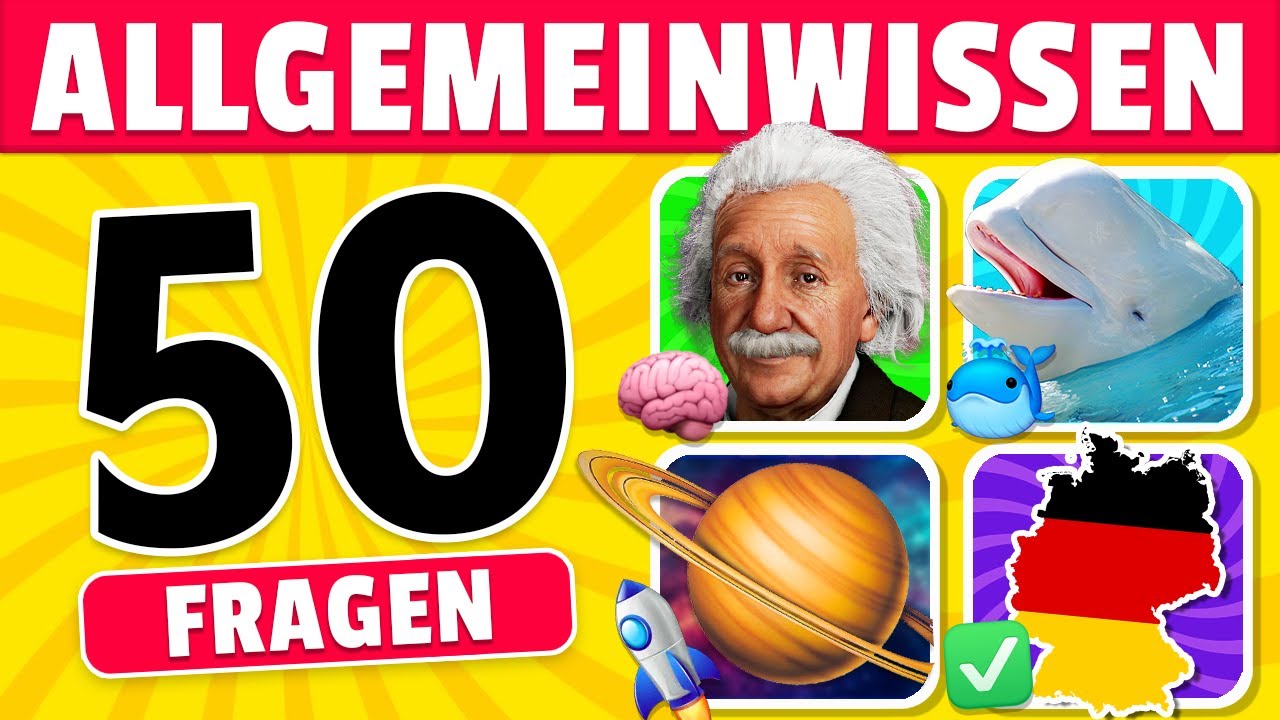 Wunderbar Quiz Allgemeinwissen 50 Fragen Bild