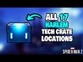 ALL 17 Harlem Tech Crate Locations in Spider-Man 2 (STEP-BY-STEP)