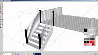 Quick deck drawing in sketchup.