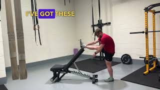 Standing Elevated Moving Hamstring Stretch