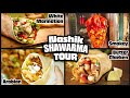 Charcoal shawarma made me go crazy   nashik shawarma tour  smokey flames  al arabain exprees