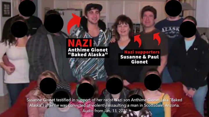 Susanne Gionet testifies in support of racist Nazi son "Baked Alaska" (Anthime Gionet)