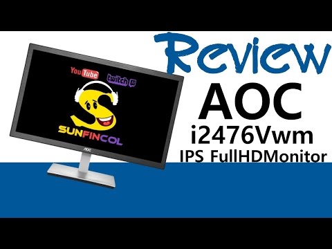 AOC i2476 VWM IPS FullHD Monitor Review AOC IPS FHD i23,6 Zoll Monitor *Deutsch*