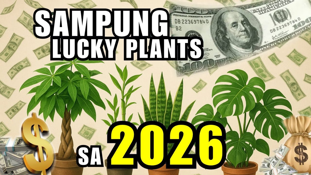 TOP 10 LUCKY PLANTS FOR 2026 YEAR OF THE FIRE HORSE| MASWERTENG HALAMAN NGAYON!