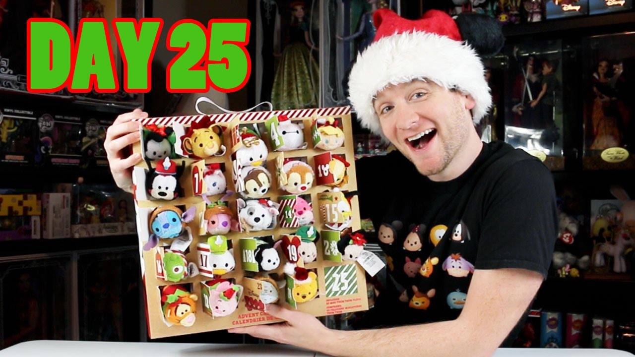 Tsum Tsum Advent Calendars Opening Day 25 MERRY CHRISTMAS! YouTube