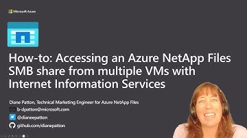 How-to: Accessing Azure NetApp Files SMB shares from multiple VMs with Internet Information Services