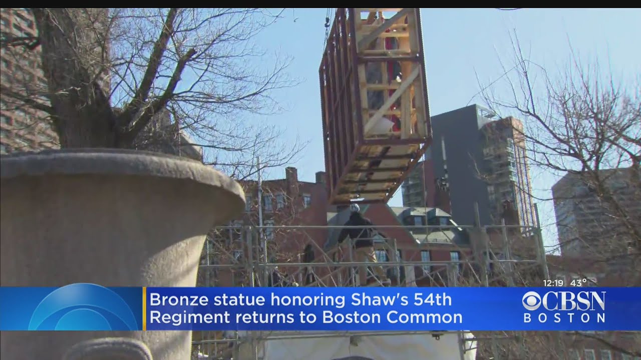 Shaw 54th Regiment Black Soldiers Memorial Back In Boston After $3 Million Restoration
