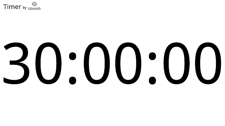 30 Hour Countdown Timer
