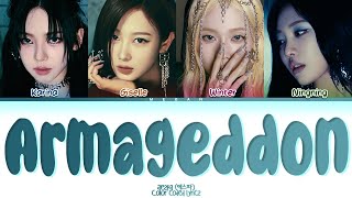 Download Lagu aespa ‘Armageddon’ lyrics (Color Coded Lyrics) MP3