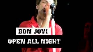 Bon Jovi - Open All Night (Uncasville 2008)