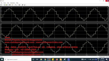 Three phase full bridge converter of voltage regulation using a 7-level inverter