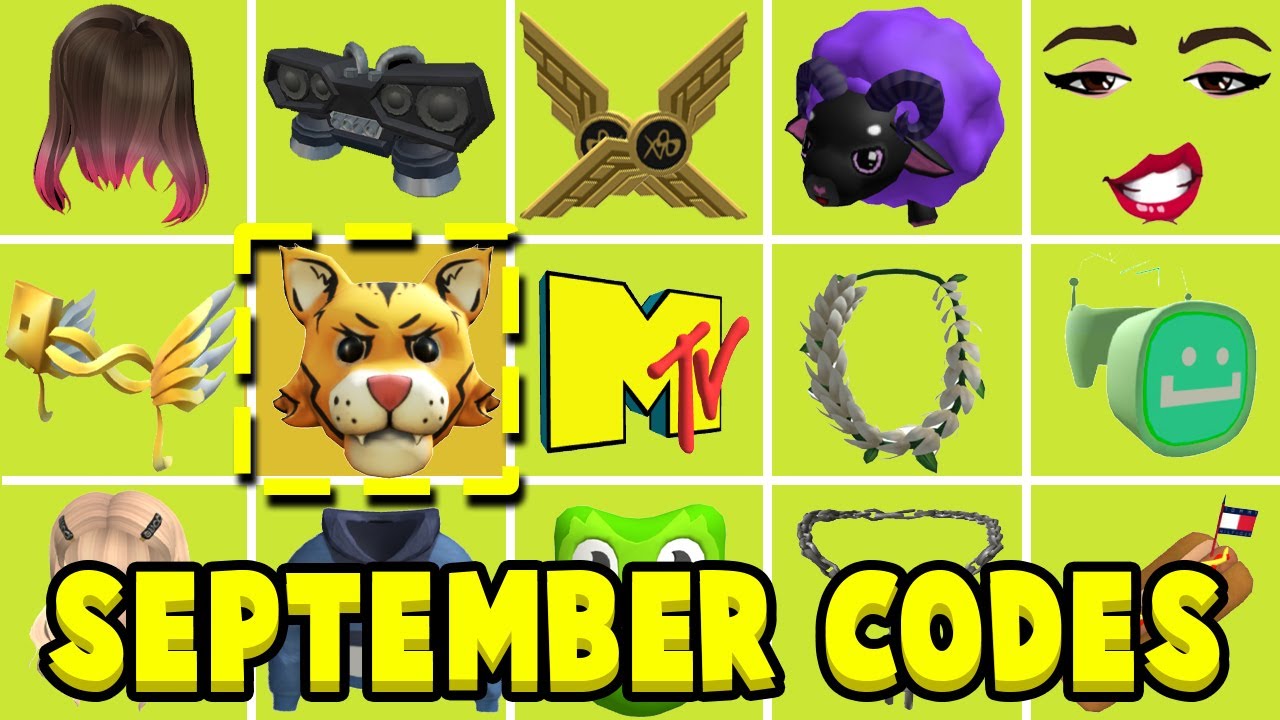 2022 *5 NEW* ROBLOX PROMO CODES All Free ROBUX Items in SEPTEMBER