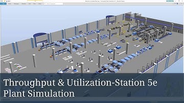 Increasing throughput with a digital twin simulation using Plant Simulation software from Siemens