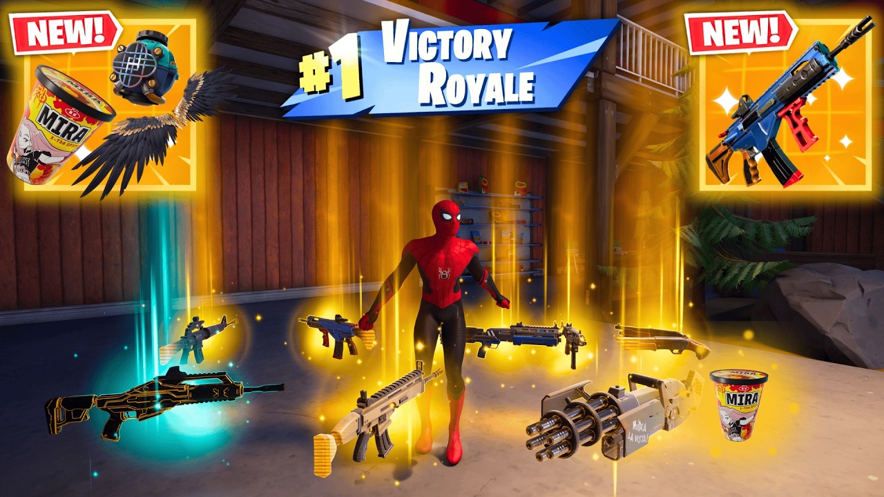 ALL MYTHIC AND EXOTIC GUNS IN FORTNITE (NEW! Fortnite Chapter 7 Season 1)