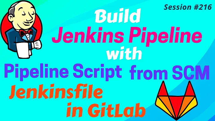 Build Jenkins Pipeline with Pipeline Script from SCM | Jenkins Pipeline with Jenkinsfile in Gitlab