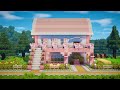 Minecraft Tutorial | How to build a Cherry Blossom Survival House
