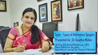 Refractive Surgery | Dr. Sujatha Mohan | Rajan Eye Care