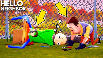 The Neighbor HAS A BIG SECRET…Baldi Reveals It!!! | Hello Neighbor + Baldi’s Basics Crossover (Mods)