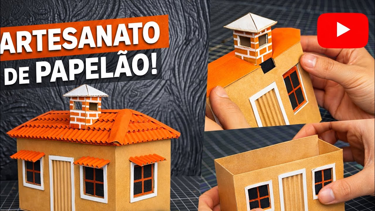 Como Fazer uma Casa de Papelão 