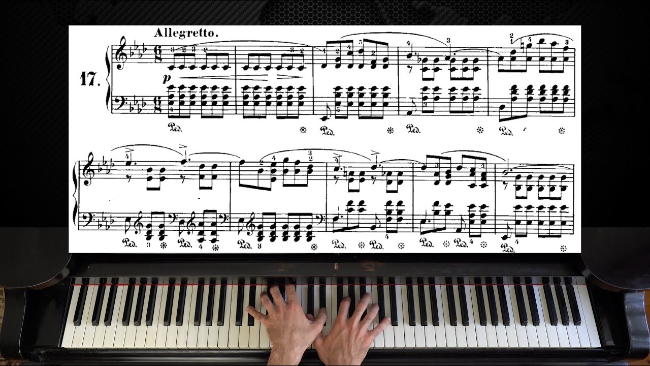Chopin - Prelude Op. 28, No. 17 | Piano with Sheet Music
