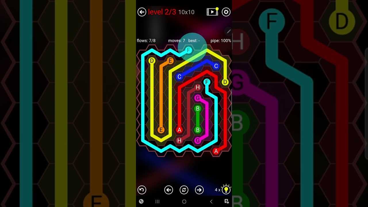 Android Games:  Daily Puzzles - Flow Free, Bridges, Hexes, Warps ● June 29, 2023 ● Note 20 w/ S-Pen
