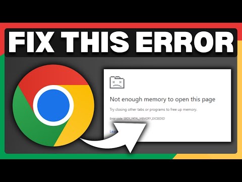 How To Fix Not Enough Memory To Open This Page