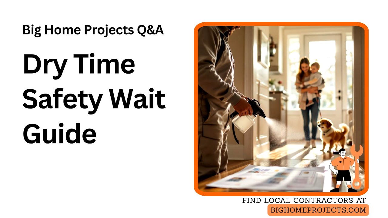 Keep Kids Safe After Pest Spray Dry Time Guide