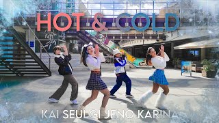 [KPOP IN PUBLIC | ONE TAKE] KAI,SEULGI,JENO,KARINA 'Hot & Cold' (온도차) Dance Cover by Aerial Code🔥&❄️