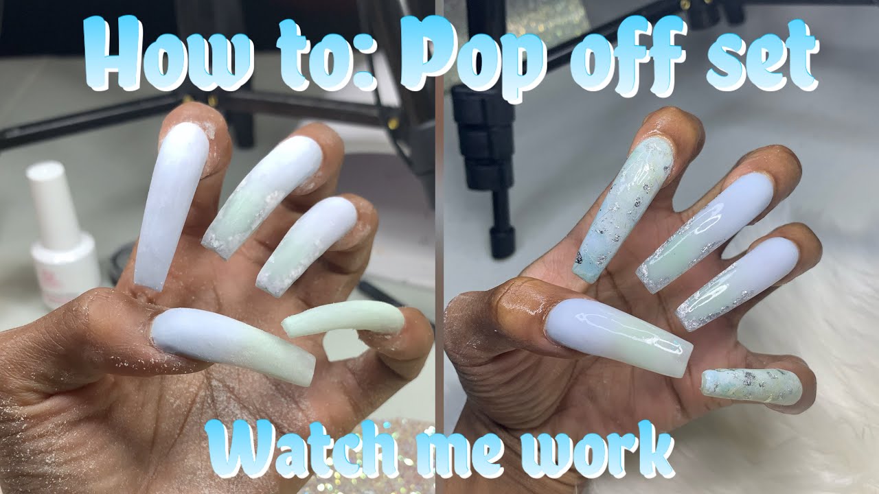 Master the Art of Pop Off Sets XL Acrylic Nails! - YouTube