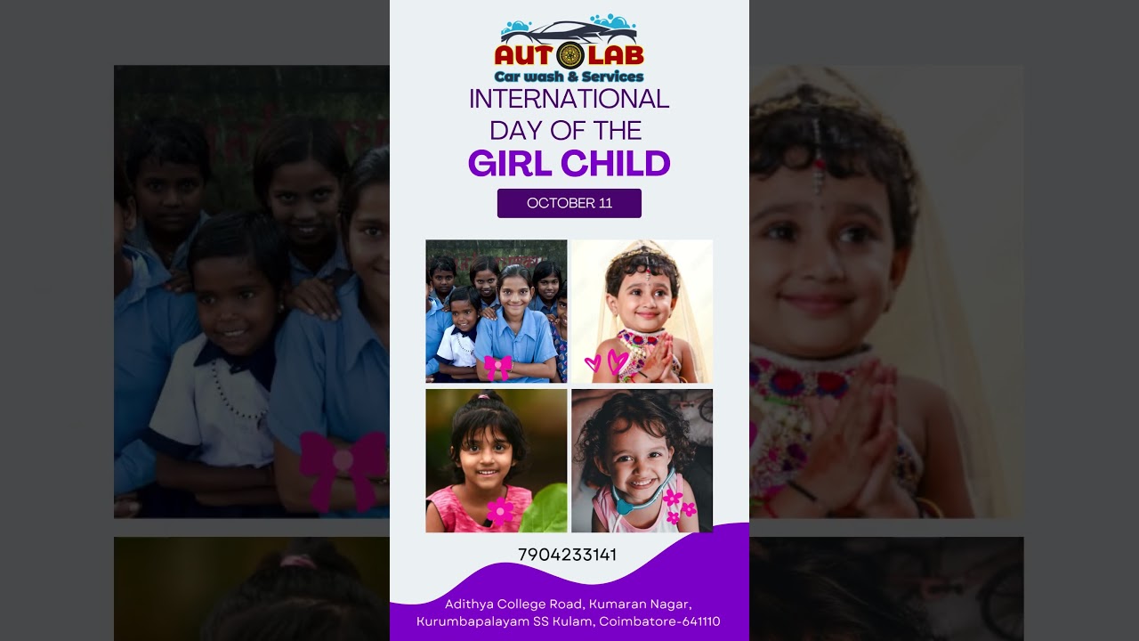 International girl child day october 11 Empower Her. Educate Her. Celebrate Her. 