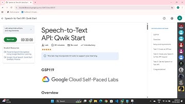 Speech-to-Text API: Qwik Start | #GSP119 | #qwiklabs | #arcade 🎤🤖
