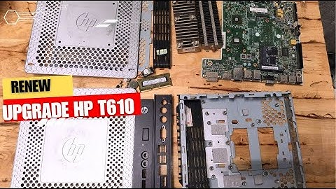 Renew and upgrade Hp T610 Flex Thin Client mini PC - Upgrade SSD 128GB and 16 GB Ram