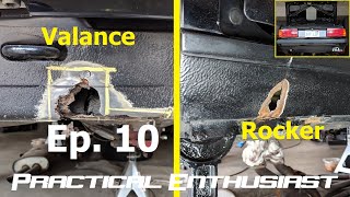 Project E30 / Ep. 10 / Rust Repair - Rear Valance and Rocker Panel