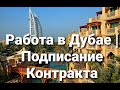 Работа в Дубаи | Подписание Контракта | Job in Dubai | Interview & Contracts