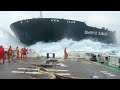 Top 10 Large Oil Tanker Ships at Massive Waves In Storm