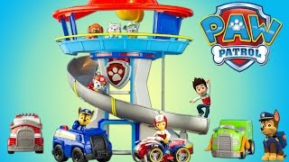 Paw Patrol Lookout Playset Headquarters Toy Review Nickelodeon