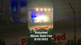 DISTURBED - Are You Ready - Mosh Pit flooded at the 2022 Illinois Stare Fair. #shorts